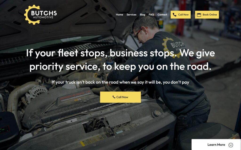 Butch’s Automotive website