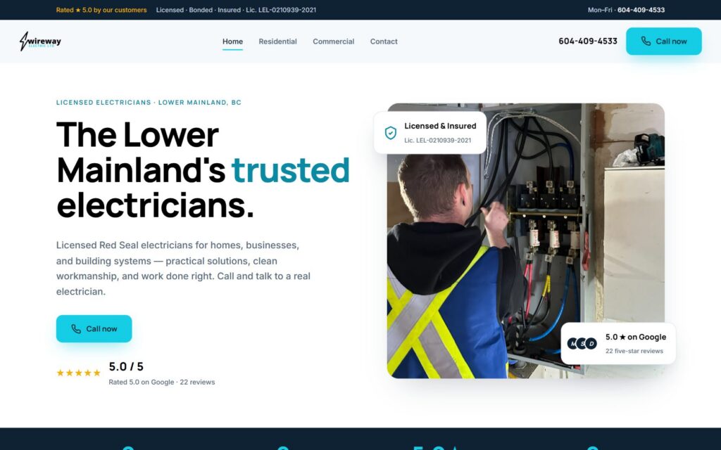 Wireway Electric website