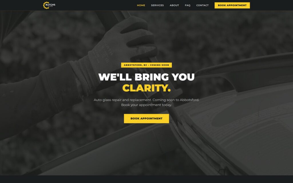 Butchs Glass website